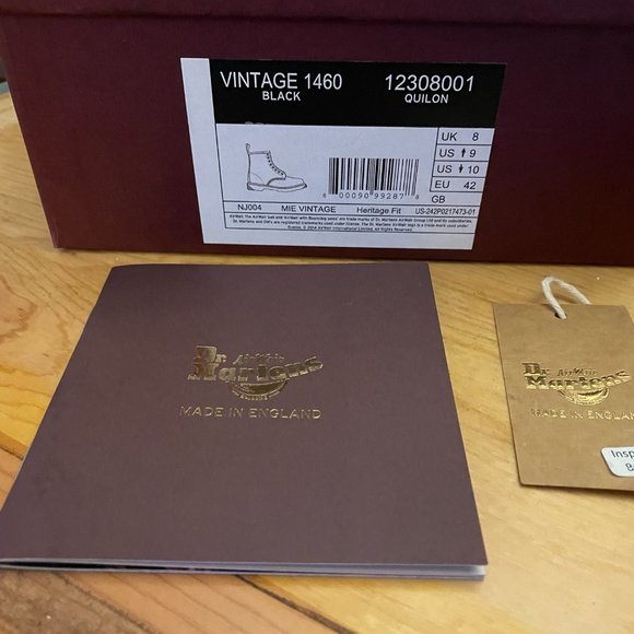 Made in England Doc Marten's Vintage 1460s - Picture 4 of 5